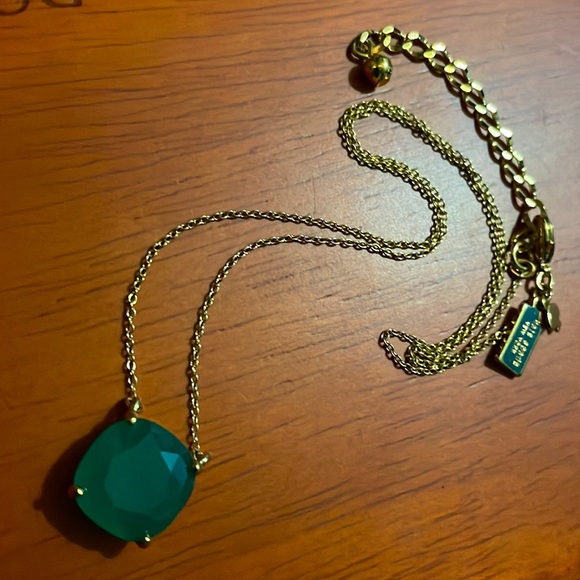 Kate Spade Jade Green Necklace EUC